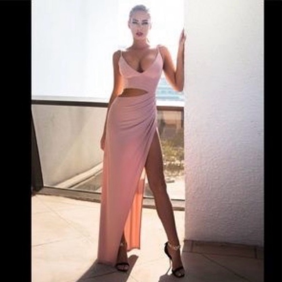 GORGEOUS abyss by abby LEE GOWN in blush - Picture 2 of 10